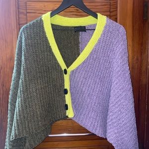 Large Urban Outfitters dual colored cardigan